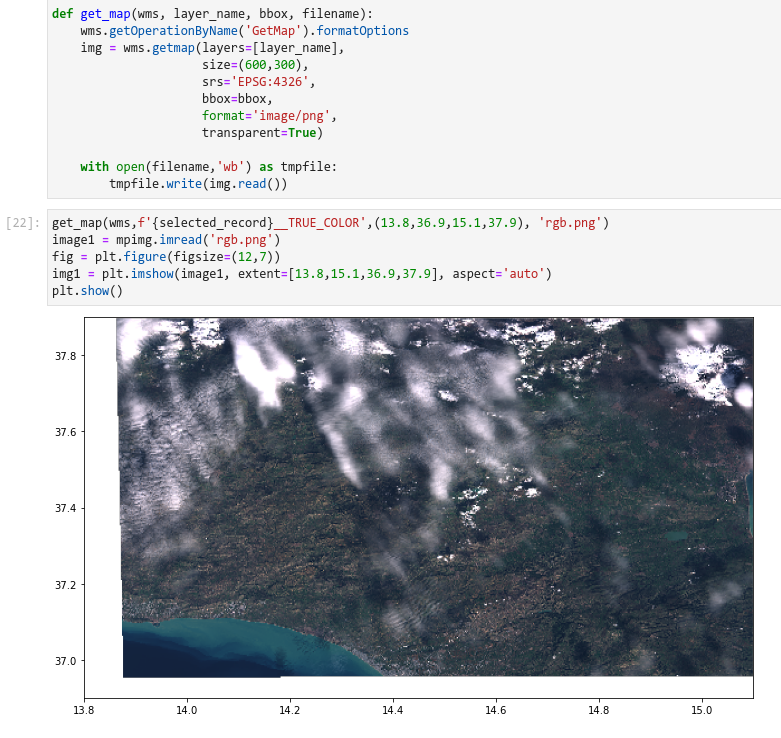 Map view in Jupyter notebook